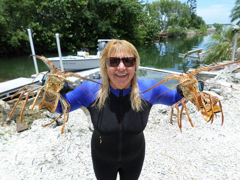 Lobstering Florida Keys