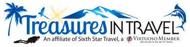 Treasures in Travel, an affiliate of Sixth Star Travel, a Virtuoso member 